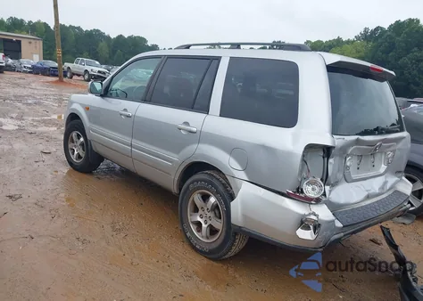 2007 Honda Pilot Ex-L из США, поврежденный, VIN 2HKYF18507H540100